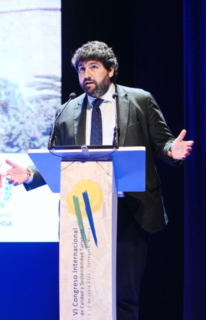 López Miras inaugura el congreso internacional que convierte estos días a Cartagena en capital mundial del turismo - 2, Foto 2