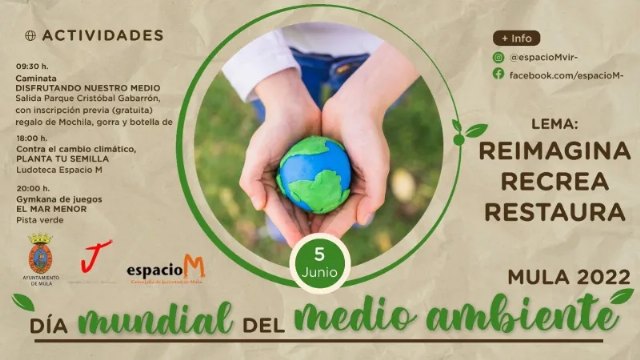 La Concejalía de Juventud de Mula prepara una programación de actividades especial con motivo del Día del Medio Ambiente - 1, Foto 1