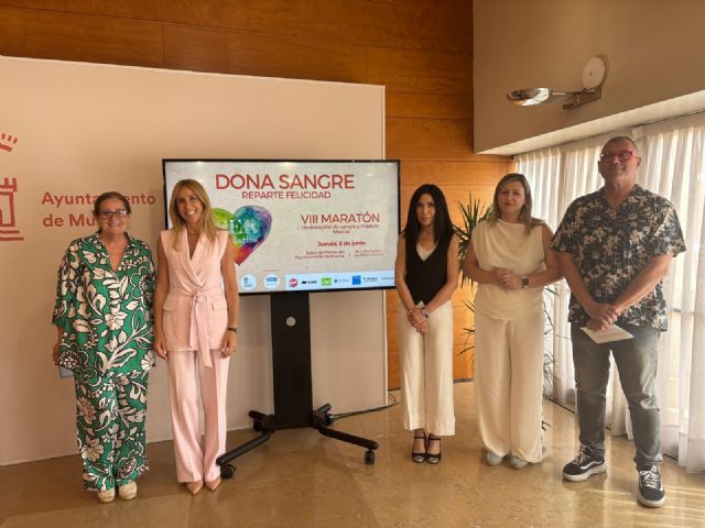 Murcia celebra su VIII Maratón de Donación de Sangre con el lema ´Dona sangre, reparte felicidad´ - 2, Foto 2