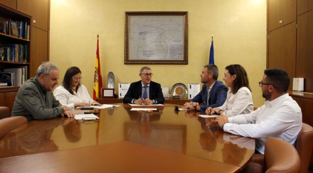 El presidente de la CHS se reúne con el alcalde de Caravaca de la Cruz - 1, Foto 1
