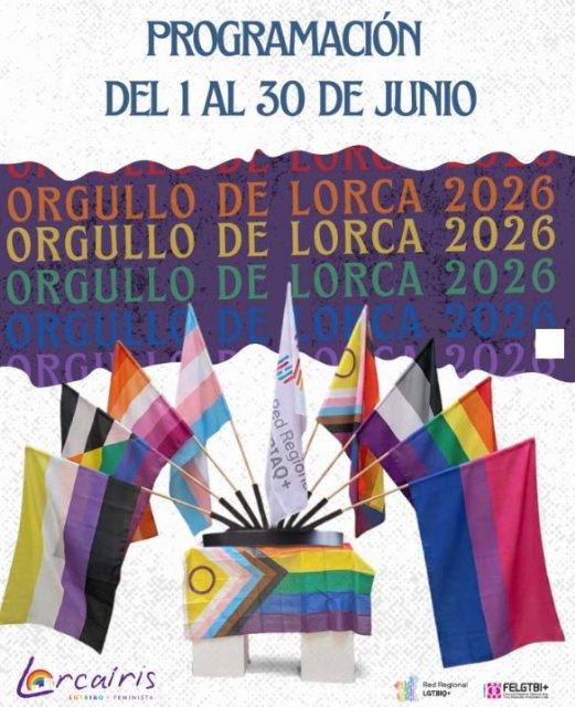 Lorca acoge más de 15 actividades por el Orgullo de Lorca 2026 durante todo el mes de junio - 2, Foto 2