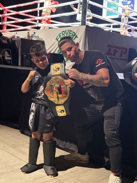 Cristian Ortiz, de Alguazas, se proclama campeón internacional de muay thai en Francia - 4, Foto 4