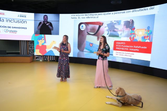 El proyecto 'VoiceMe', de la Fundación RafaPuede, en San Javier, premio 'X Talento Challenge' de Fundación ONCE - 2, Foto 2