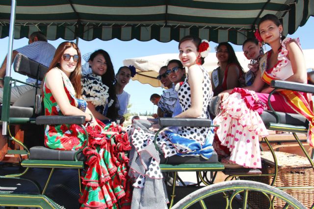 Carros, calesas y jinetes desfilan por las calles de San Pedro en el XIV Encuentro de Carruajes Ganado - 1, Foto 1