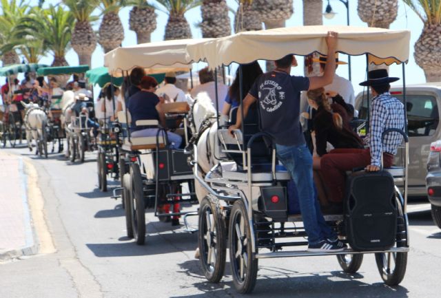 Carros, calesas y jinetes desfilan por las calles de San Pedro en el XIV Encuentro de Carruajes Ganado - 4, Foto 4
