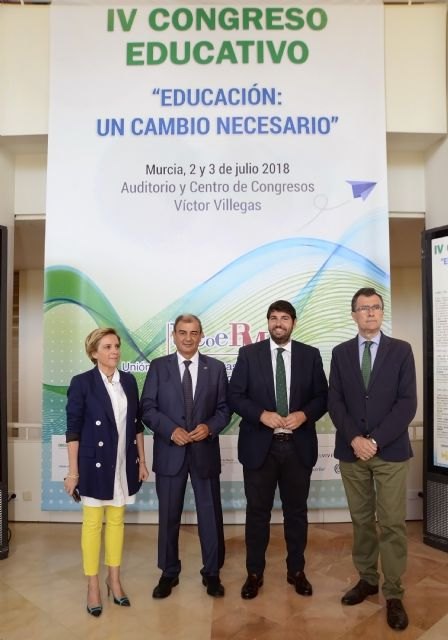 López Miras reivindica un pacto nacional educativo que establezca unos parámetros de excelencia y aporte estabilidad - 2, Foto 2