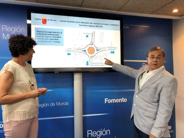 Una nueva glorieta en Puerto Lumbreras agilizará el tráfico y mejorará la seguridad de 1,8 millones de desplazamientos al año - 1, Foto 1