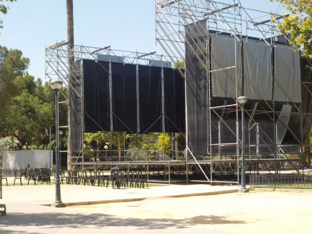 Cambiemos Murcia denuncia la utilización del jardín del Malecón para espectáculos exclusivos - 1, Foto 1
