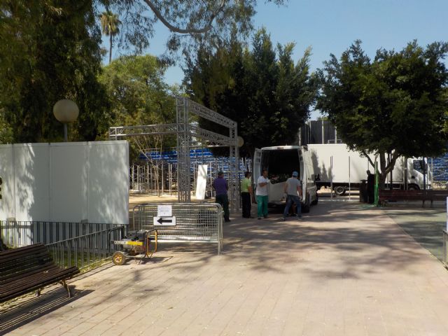 Cambiemos Murcia denuncia la utilización del jardín del Malecón para espectáculos exclusivos - 3, Foto 3