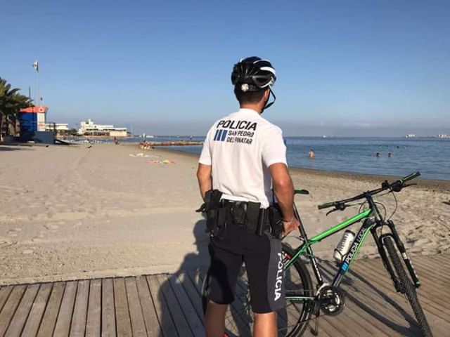 La Policía Local de San Pedro del Pinatar  vuelve a vigilar paseos marítimos y playas durante el verano - 1, Foto 1