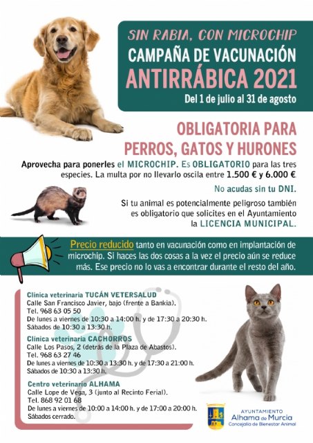 Campaa de vacunacin antirrbica y microchip 2021 02/07/2021, Foto 2