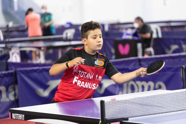 Resultados del Framusa Totana en los Campeonatos de España de Tenis de Mesa benjamín, infantil y sub-23