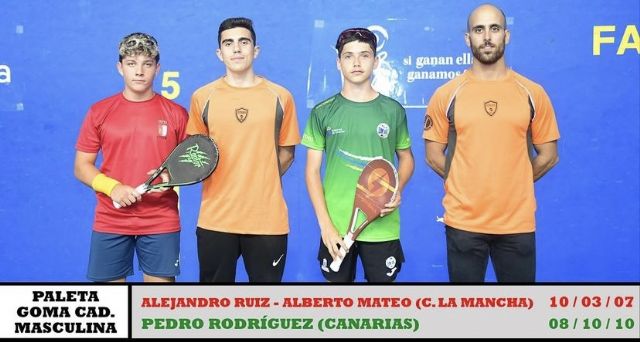 Alejandro Ruiz Anta se proclama campeón y subcampeón de España en frontenis y pala goma cadete - 3, Foto 3