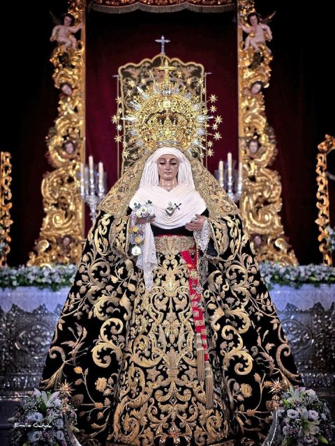Sevilla . Devoción y solemnidad en el XXIX Aniversario de la Coronación de la Virgen de los Dolores en Alcalá del Río - 1, Foto 1