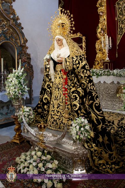 Sevilla . Devoción y solemnidad en el XXIX Aniversario de la Coronación de la Virgen de los Dolores en Alcalá del Río - 5, Foto 5