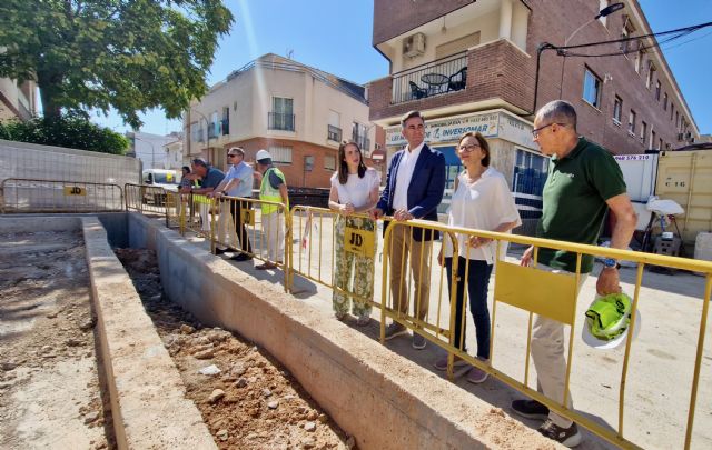 Francisca Baraza visita la ampliación de la capacidad del colector de la EDAR - 2, Foto 2