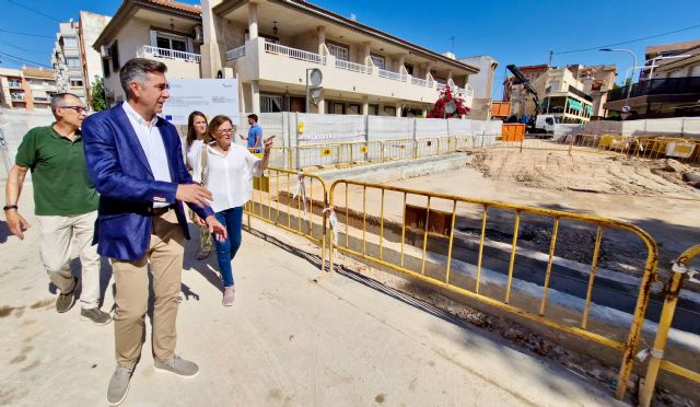 Francisca Baraza visita la ampliación de la capacidad del colector de la EDAR - 3, Foto 3