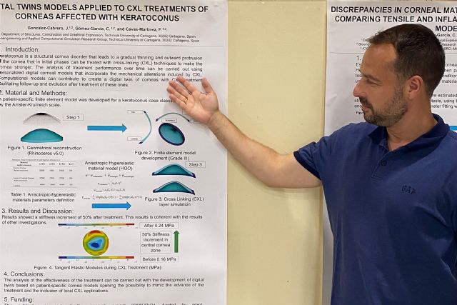 Premio internacional para la tesis de la UPCT de gemelos digitales de córneas para planificación quirúrgica - 1, Foto 1