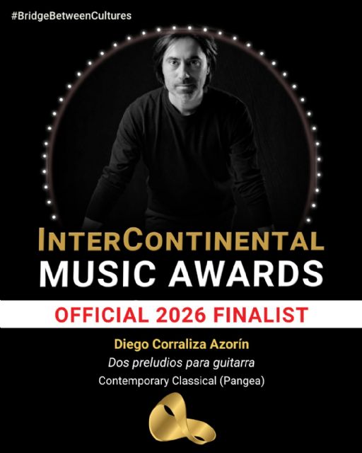 Diego Corraliza Azorín, nombrado Finalista en los prestigiosos InterContinental Music Awards 2026 - 2, Foto 2