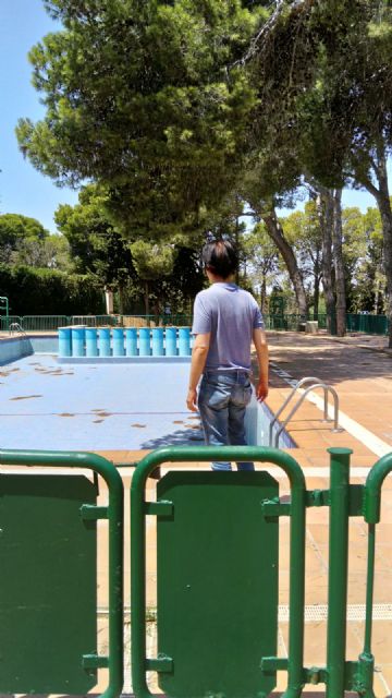 El Partido Cantonal denuncia que el Taibilla demuele dos grandes piscinas en el Parque de Tentegorra - 2, Foto 2