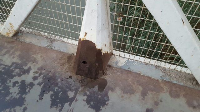 Ahora murcia denuncia que la pasarela de Barriomar está para echarse a llorar - 2, Foto 2