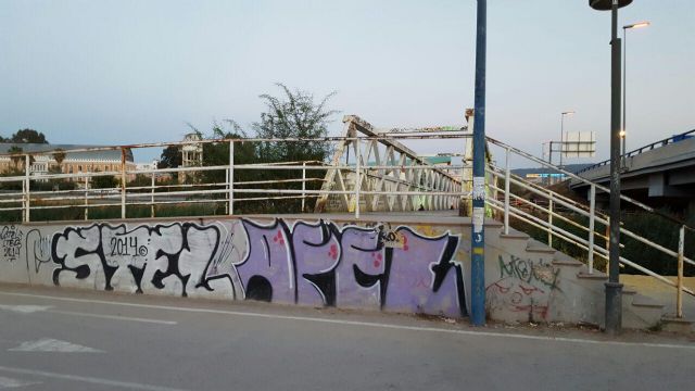 Ahora murcia denuncia que la pasarela de Barriomar está para echarse a llorar - 5, Foto 5