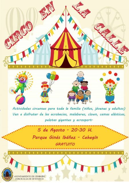 Circo en la calle para toda la familia, el próximo sábado, 5 de agosto - 1, Foto 1