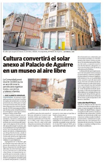 MC apuesta porque el Cine Central sea la gran casa de la imagen y la escena y el solar anexo al MURAM acoja en su ampliación una biblioteca pública - 1, Foto 1