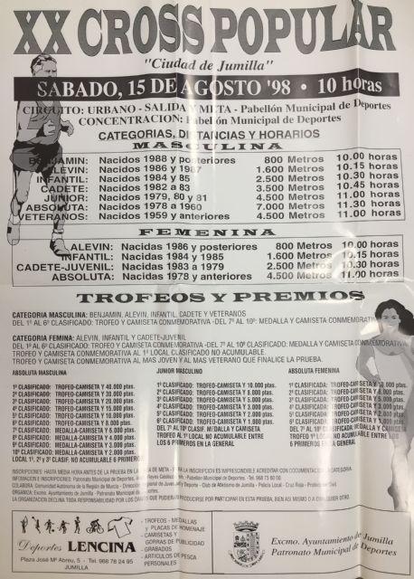 El histórico Cross Fiestas del Vino de Jumilla cumple 40 ediciones el próximo 15 de agosto - 3, Foto 3