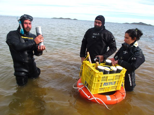 UPCT e Instituto Español de Oceanografía analizan los fondos del Mar Menor - 1, Foto 1
