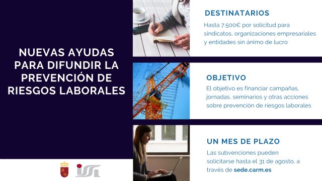 La Comunidad convoca ayudas para fomentar y difundir la prevención de riesgos laborales - 1, Foto 1
