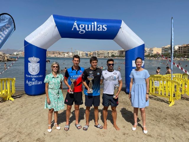Alfonso Franco Cegarra, ganador de la Travesía a Nado Playa de Poniente de Águilas - 1, Foto 1