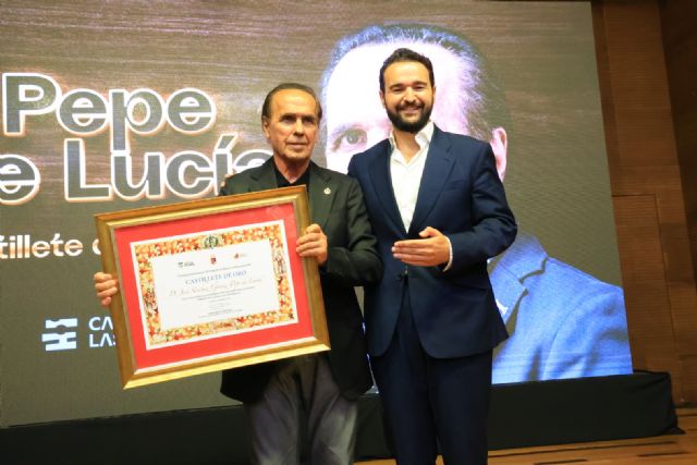 Pepe de Lucía, emocionado al recibir el ´Castillete de Oro´ de un lugar donde el cante se honra con alma y con verdad - 3, Foto 3