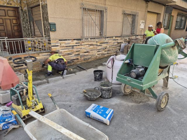 Concluyen las obras de renovación del firme y mejora de accesibilidad en Sangonera la Verde con una inversión de 48.000 euros - 4, Foto 4