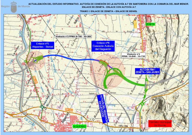 Fomento expone a los vecinos las mejoras del trazado del último tramo de la autovía San Javier-Santomera - 1, Foto 1