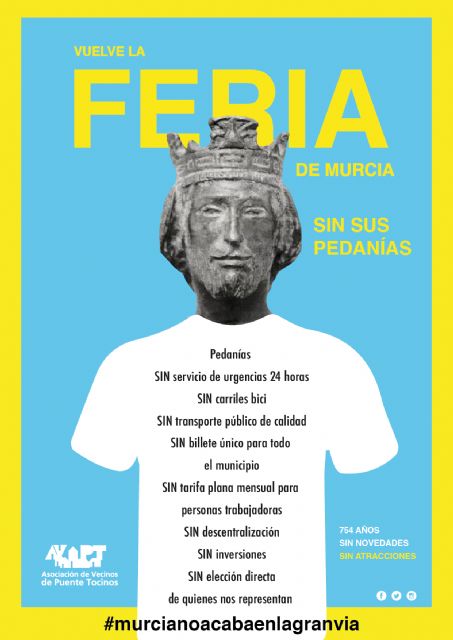 Asociación de Vecinos de Puente Tocinos: Vuelve la Feria de Murcia, vuelve la Murcia sin sus Pedanías - 1, Foto 1