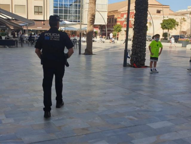 La Policía Local de San Pedro del Pinatar sanciona a 236 personas por no usar adecuadamente la mascarilla - 1, Foto 1