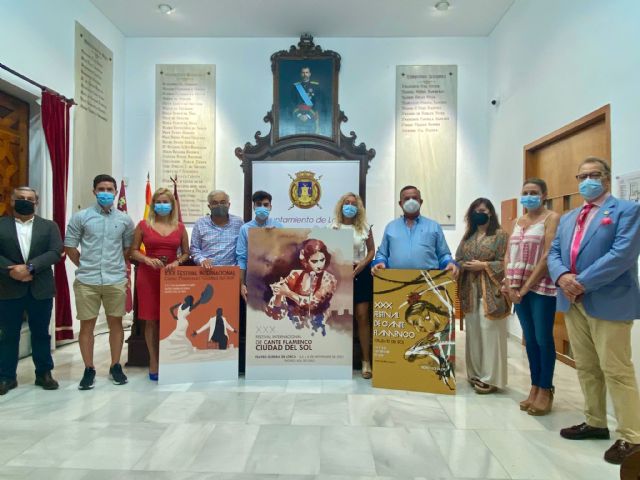 El cartel del artista Cristóbal Rodríguez titulado ´La luz del flamenco en Lorca´, imagen del Festival Flamenco Ciudad del Sol´ - 1, Foto 1