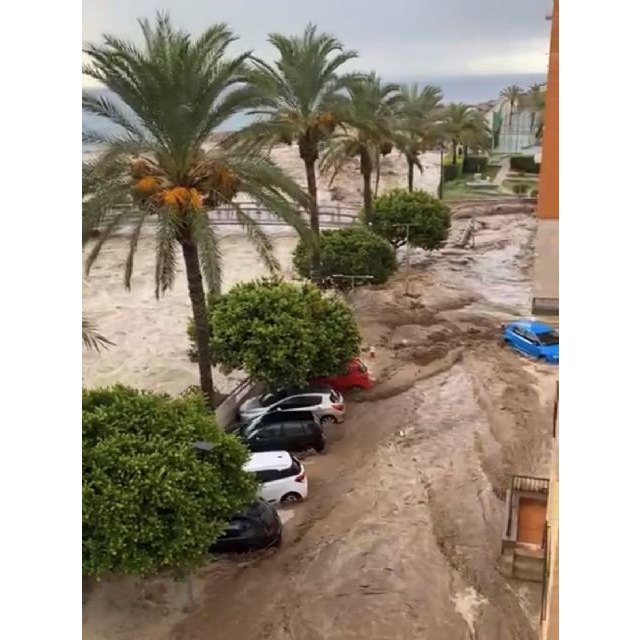 El episodio de lluvias torrenciales causa un total de 32 incidentes en la Región de Murcia - 1, Foto 1
