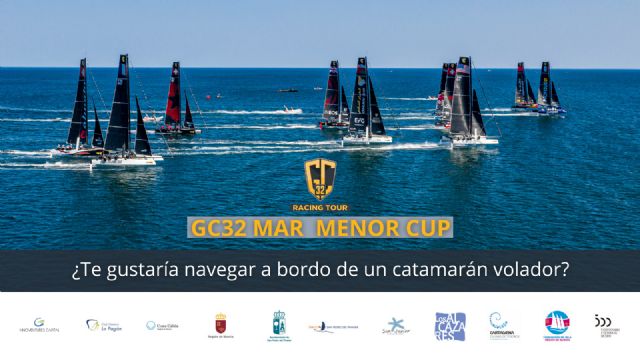 La GC32 Mar Menor CUP sortea tres plazas para vivir la competición a bordo de uno de los catamaranes voladores - 1, Foto 1