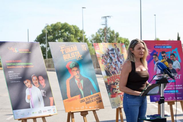 Funambulista, La Mundial, Los 40 Sesions y #SunFest conforman el cartel de los conciertos gratuitos de la próxima Feria de septiembre de Lorca - 1, Foto 1