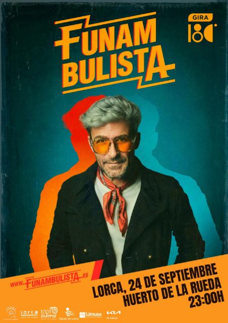 Funambulista, La Mundial, Los 40 Sesions y #SunFest conforman el cartel de los conciertos gratuitos de la próxima Feria de septiembre de Lorca - 4, Foto 4