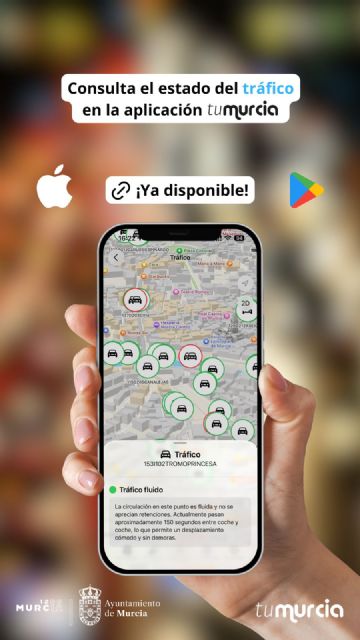 La aplicación municipal Tu Murcia incorpora información en tiempo real sobre el tráfico en la ciudad - 1, Foto 1