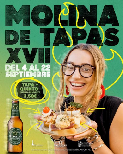 30 establecimientos hosteleros participan este año en la XVII Ruta Molina de Tapas, que se celebra del 4 al 22 de septiembre - 1, Foto 1