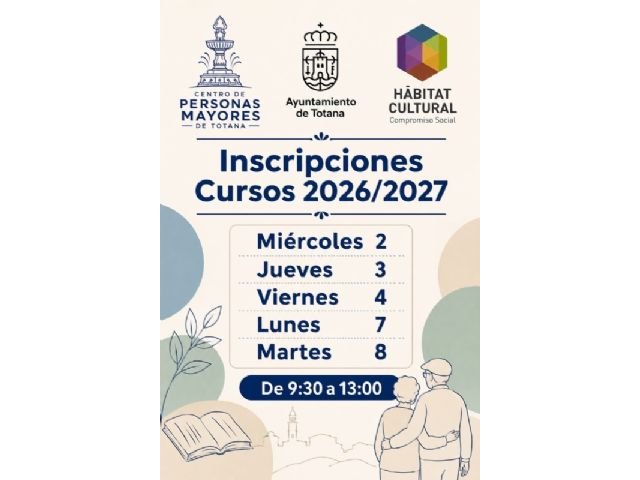 Hoy se abre el plazo para inscribirse en los talleres del Programa de Dinamización del Centro Municipal de Personas Mayores