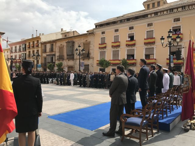 El Alcalde ensalza la labor desempeñada por el Cuerpo Nacional de Policía en toda España durante el acto de los Ángeles Custodios celebrado esta mañana en Lorca - 5, Foto 5