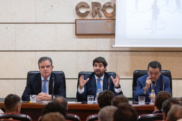 López Miras clausura la junta directiva de la Confederación Regional de Organizaciones Empresariales de Murcia - 2, Foto 2