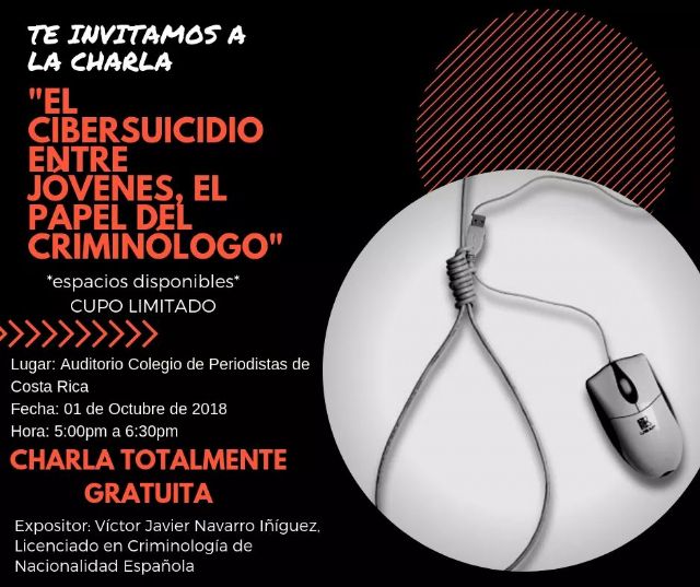 Conferencia sobre Cibersuicidio juvenil en el Colegio de criminólogos de Costa Rica - 4, Foto 4