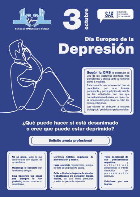 SAE difunde un cartel informativo sobre los síntomas de la depresión - 1, Foto 1