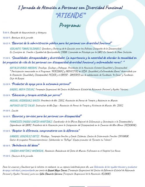 Presentada la  I Jornada de Atención a la Diversidad Funcional ATIENDE - 5, Foto 5